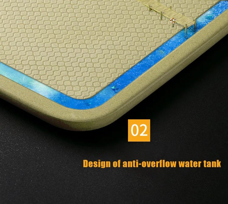 Colored Chopping Board — juice groove detail