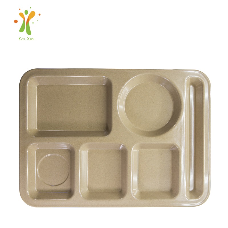 Rice Husk Compartment Plate