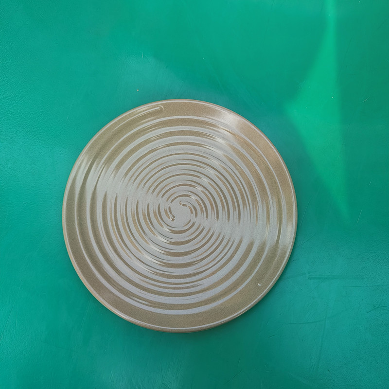 Rice Husk Screw Thread Round Plate